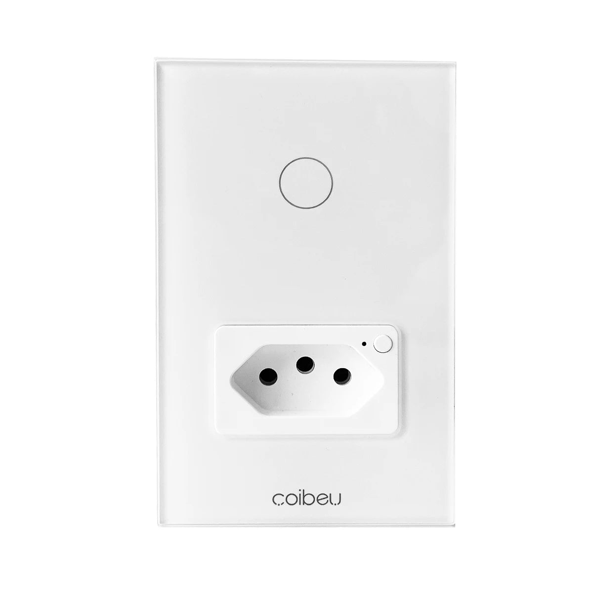 INTERRUPTOR DE PAREDE INTELIGENTE COM TOMADA WIFI